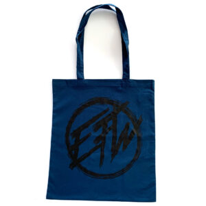 EFW Round Logo Tote Bag Blue