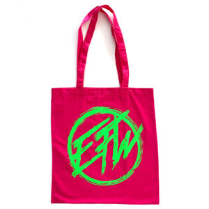 EFW Round Logo Tote Bag Pink